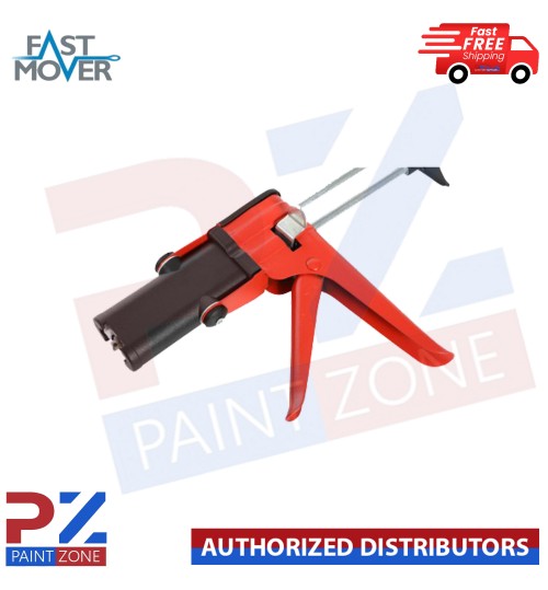 FMT6335 Fast Mover 50ML Cartridge 2K Adhesive Plastic Repair Gun, Metal Handle